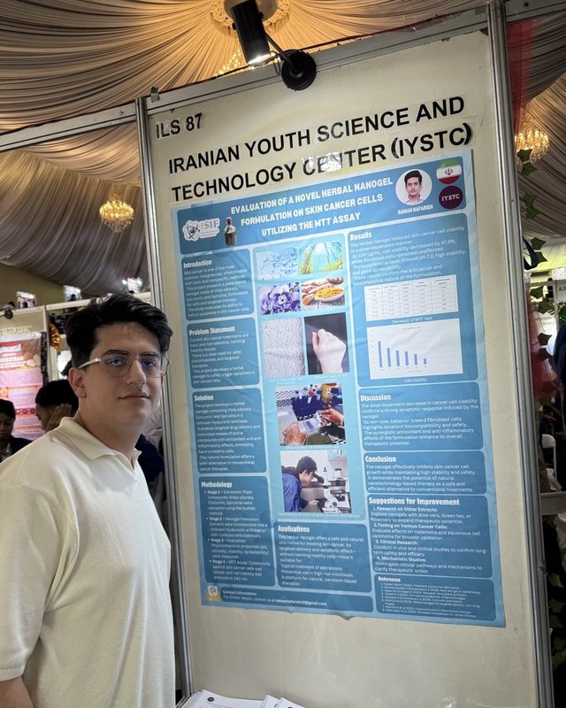 Raman Nafarieh presenting his research poster at ISIF 2025